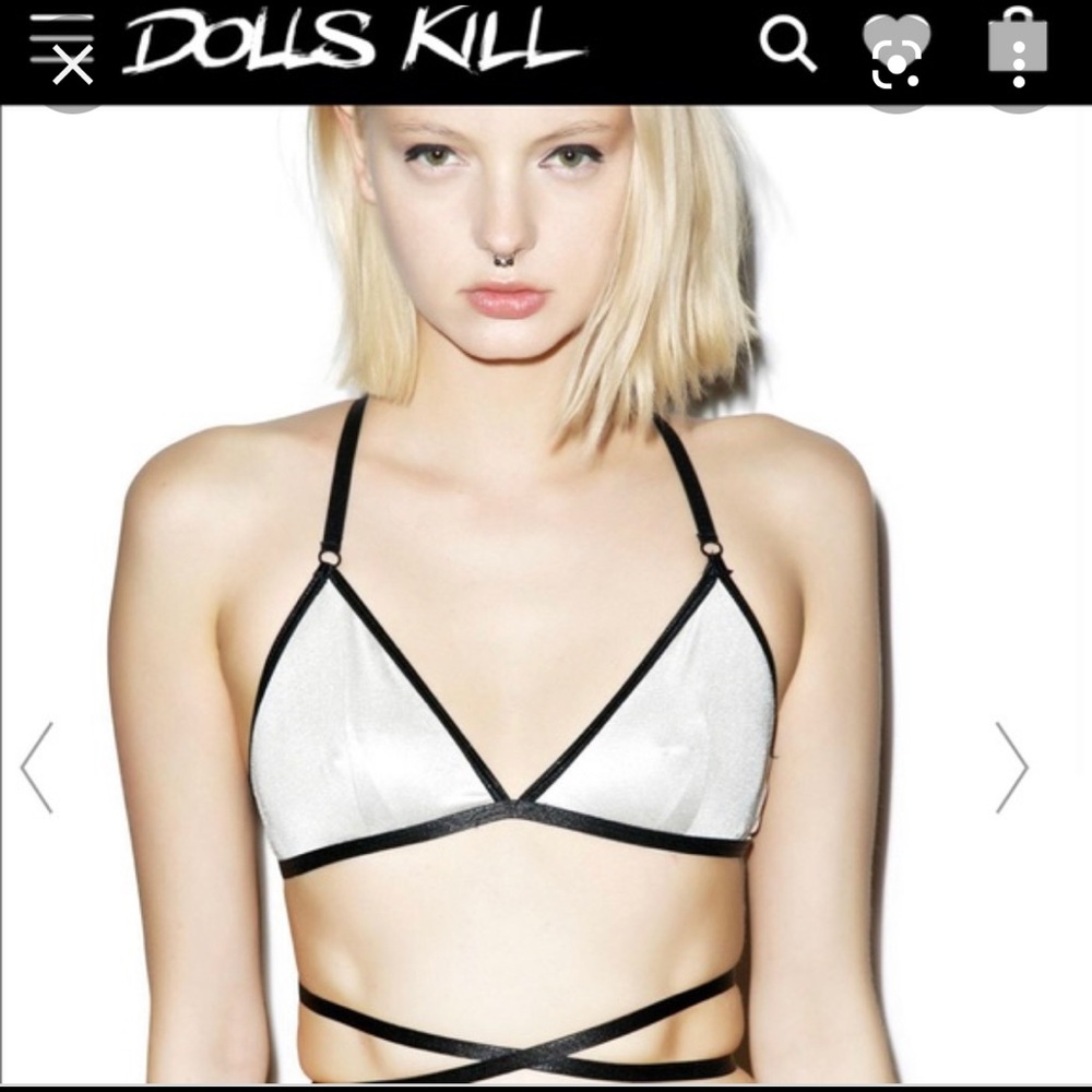 Widow Slinky Spandex Wrap Strap bra